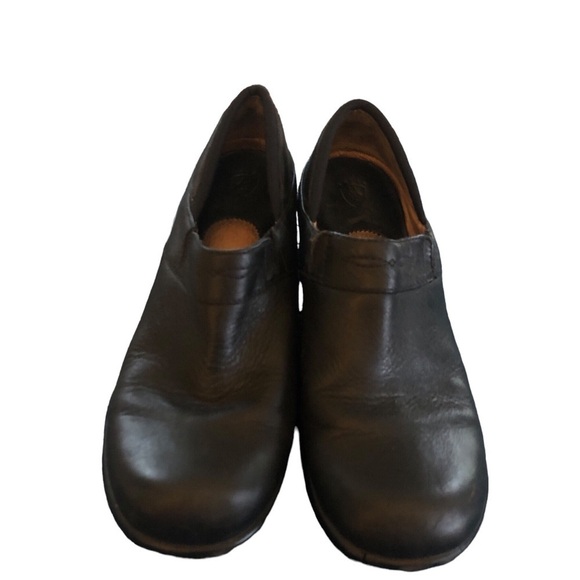 Ariat Santa Cruz Clog Black Pebble Leather Work Shoe 93905 Women's Size 9 - Picture 3 of 5